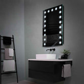 Espejo LED Vertical | Control por interruptor de pared | Luz blanca fría - Reyze Seria Salono Model 6
